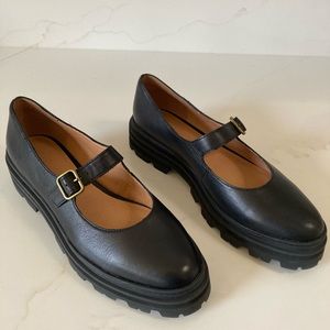 COPY - Madewell Chunky Lugsole Mary Janes black leather Shoes